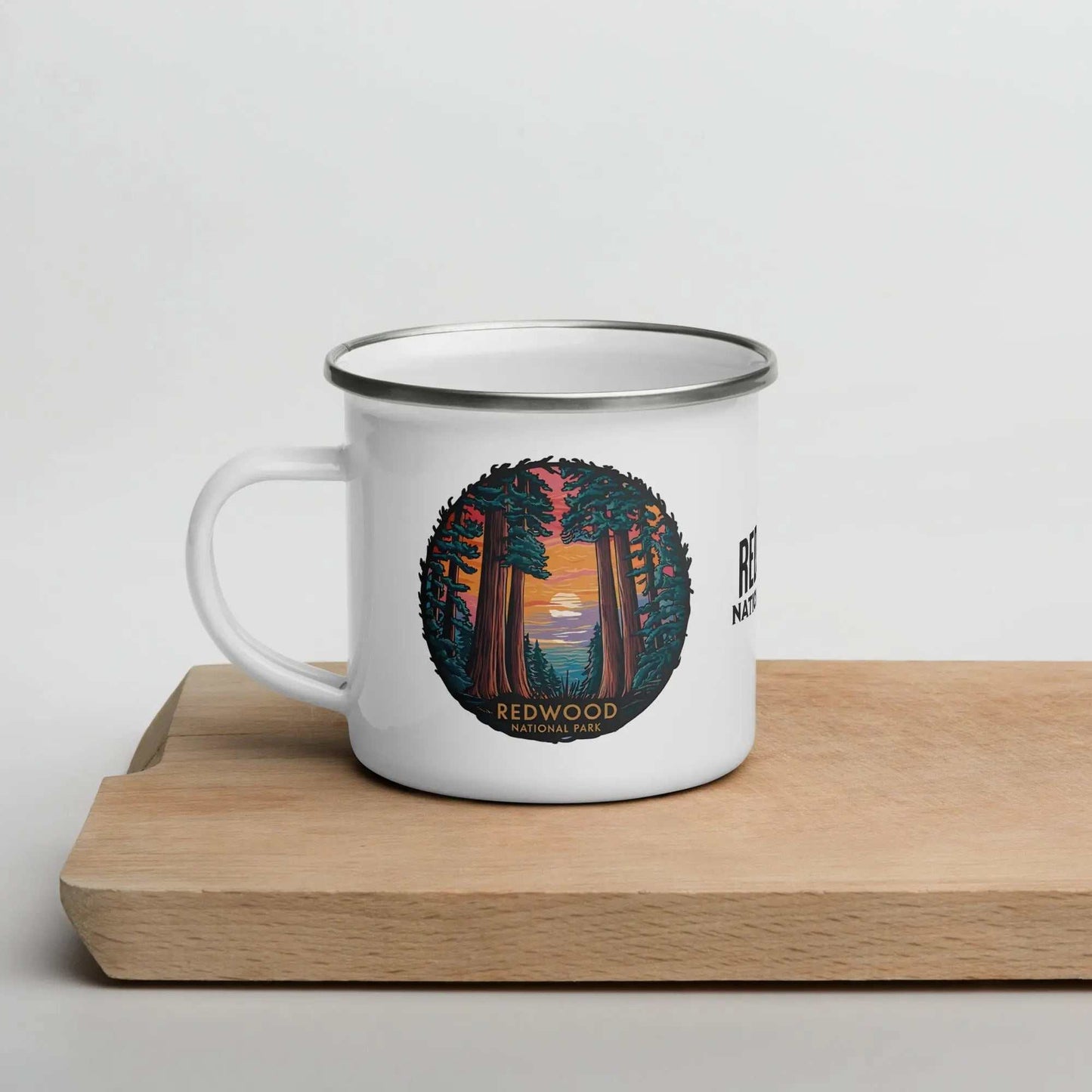 Redwood National Park Durable Enamel Camp Mug - MENLL