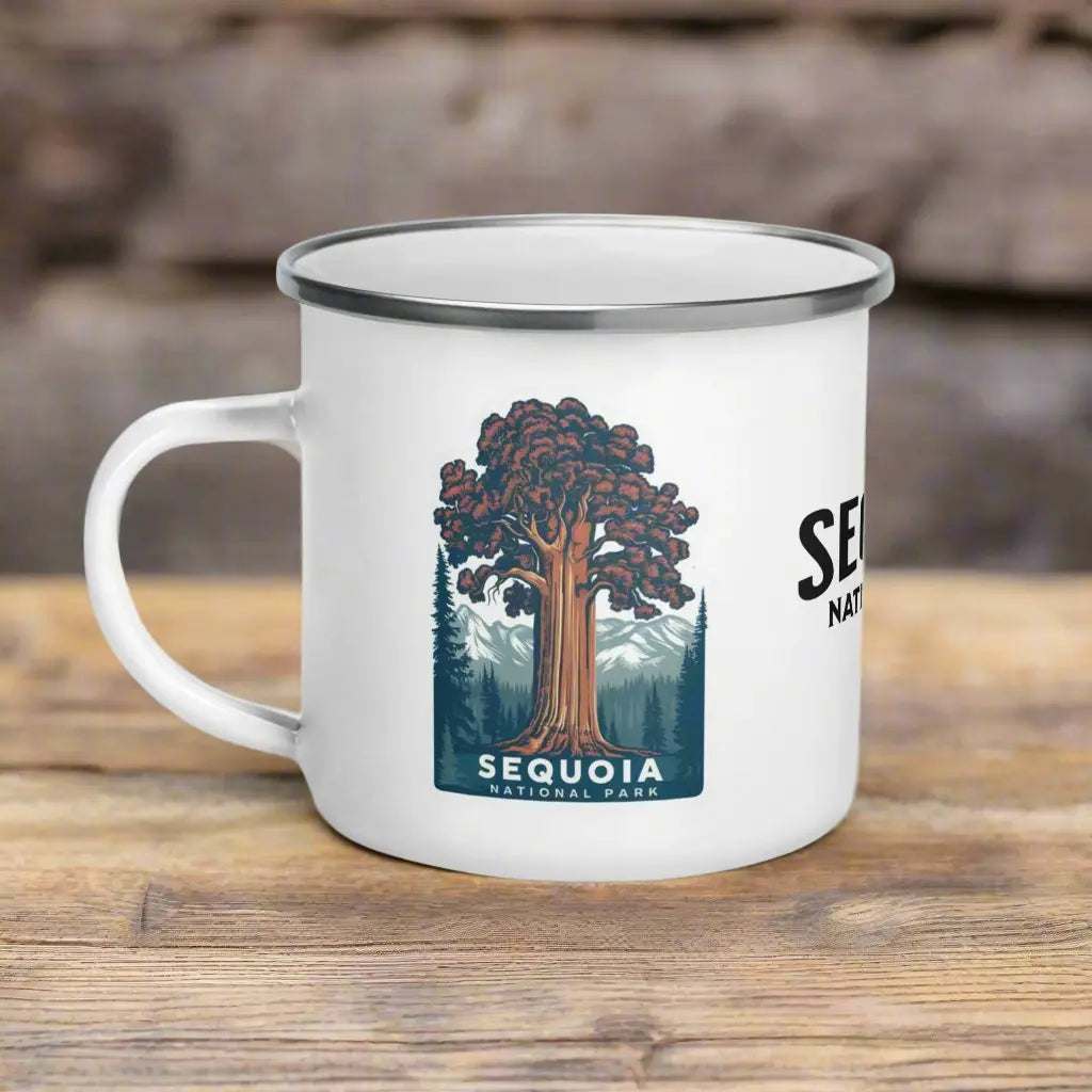 Sequoia National Park Durable Enamel Camp Mug - MENLL