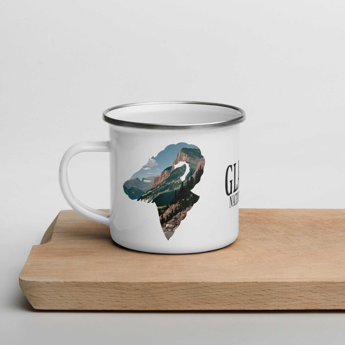 Glacier Big Horned Sheep National Park Camp Mug - MENLL