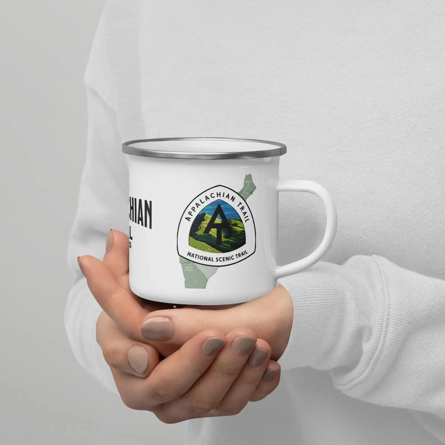 Park Service Apparel AT Camp Mug Hiking Camping Enamel Mug Durable Lightweight by Park Service Apparel