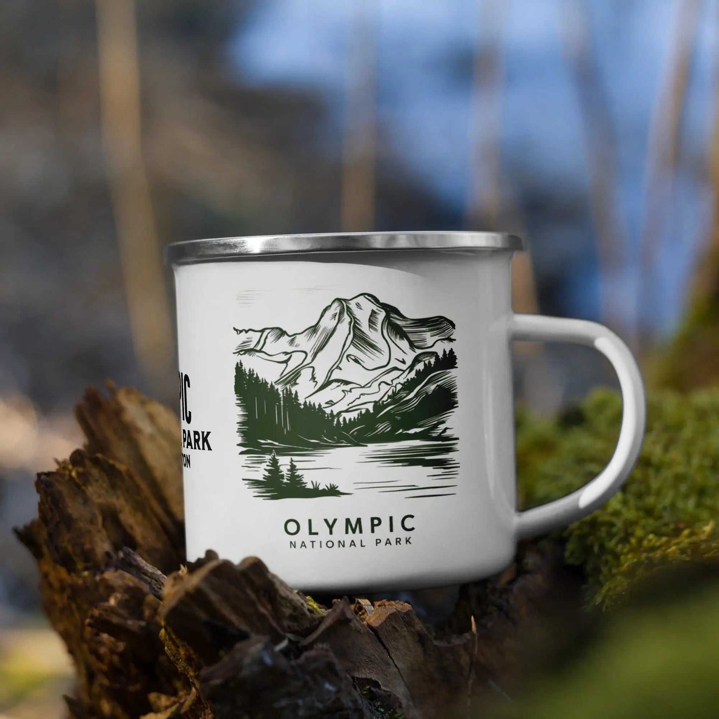 Olympic National Park Durable Enamel Camp Mug - MENLL