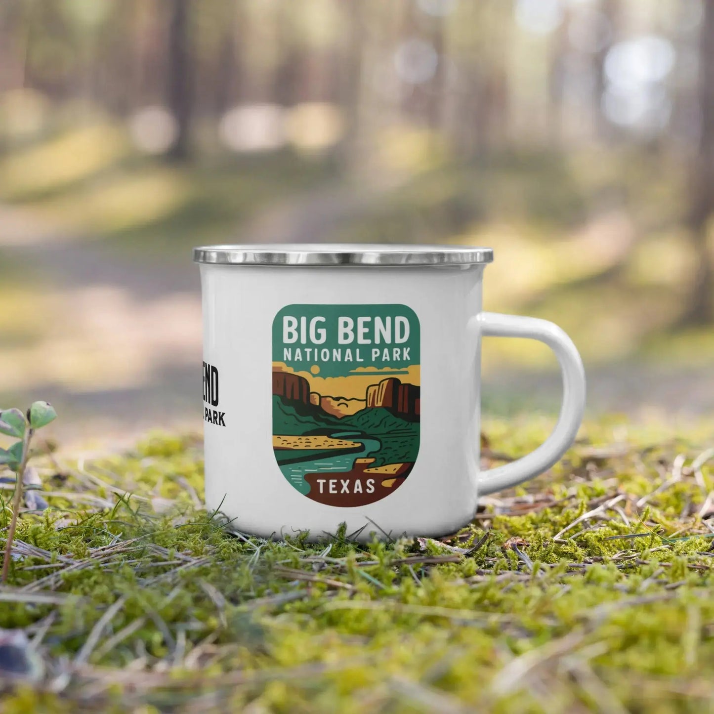 Park Service Apparel Big Bend Camp Mug Outdoor Camping Travel Mug Durable Enamel by Park Service Apparel