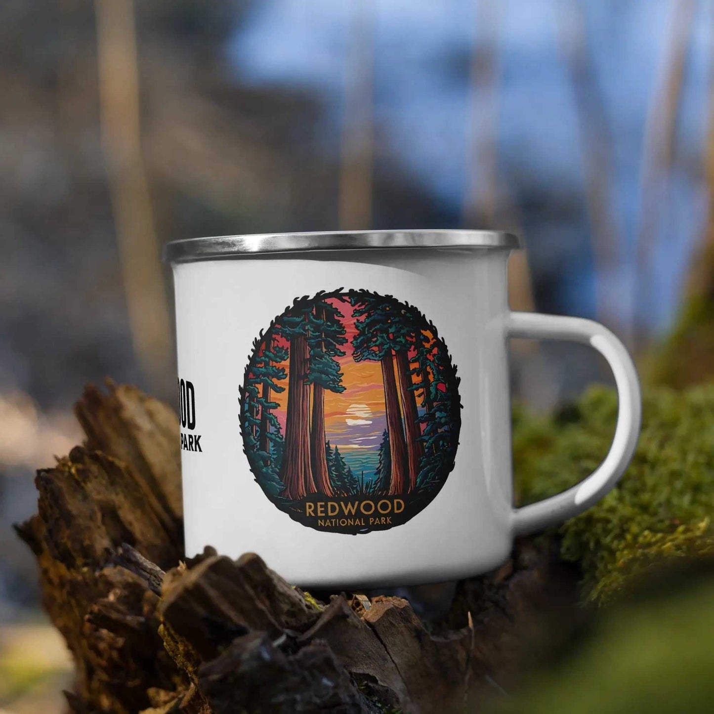 Redwood National Park Durable Enamel Camp Mug - MENLL