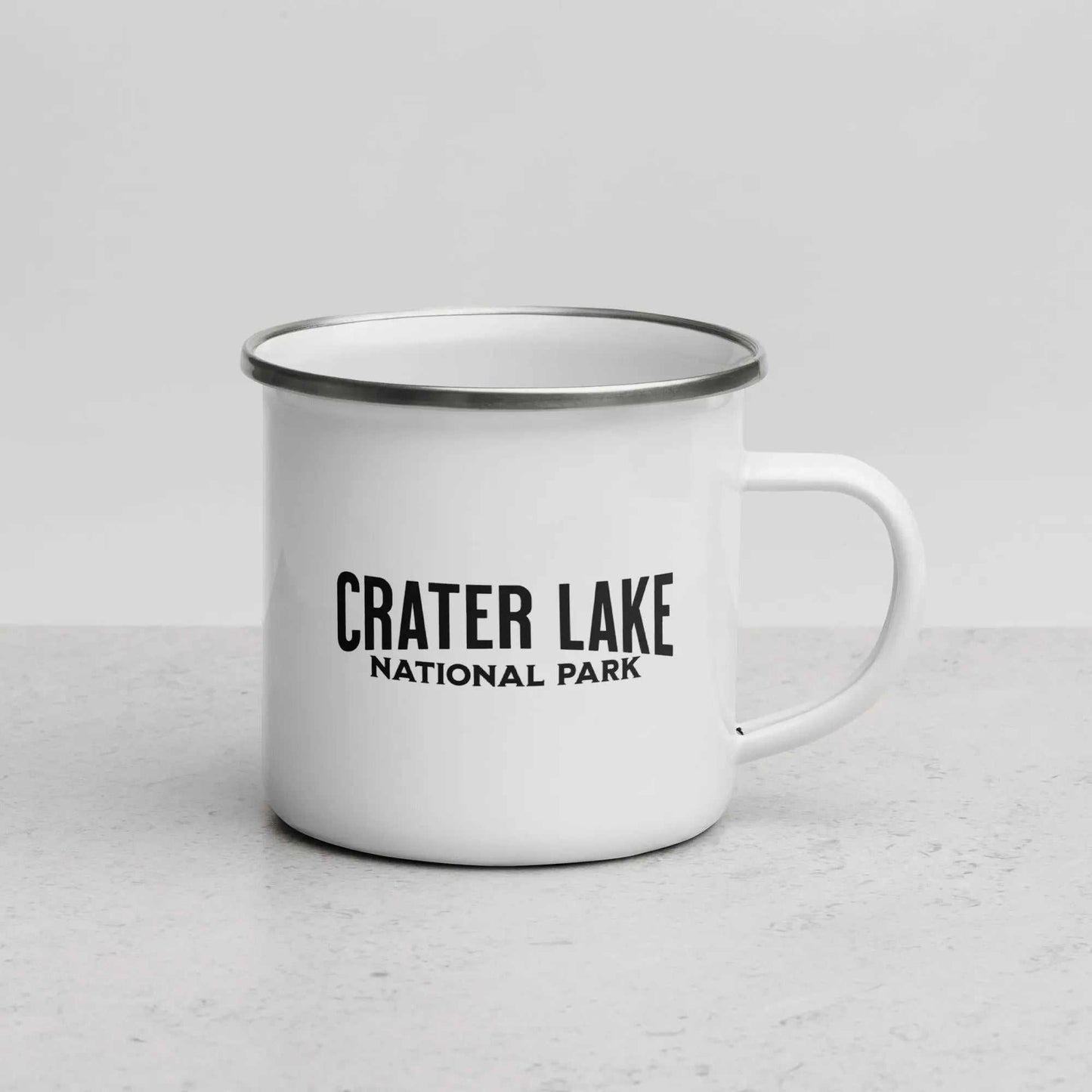 Crater Lake National Park Durable Enamel Camp Mug - MENLL