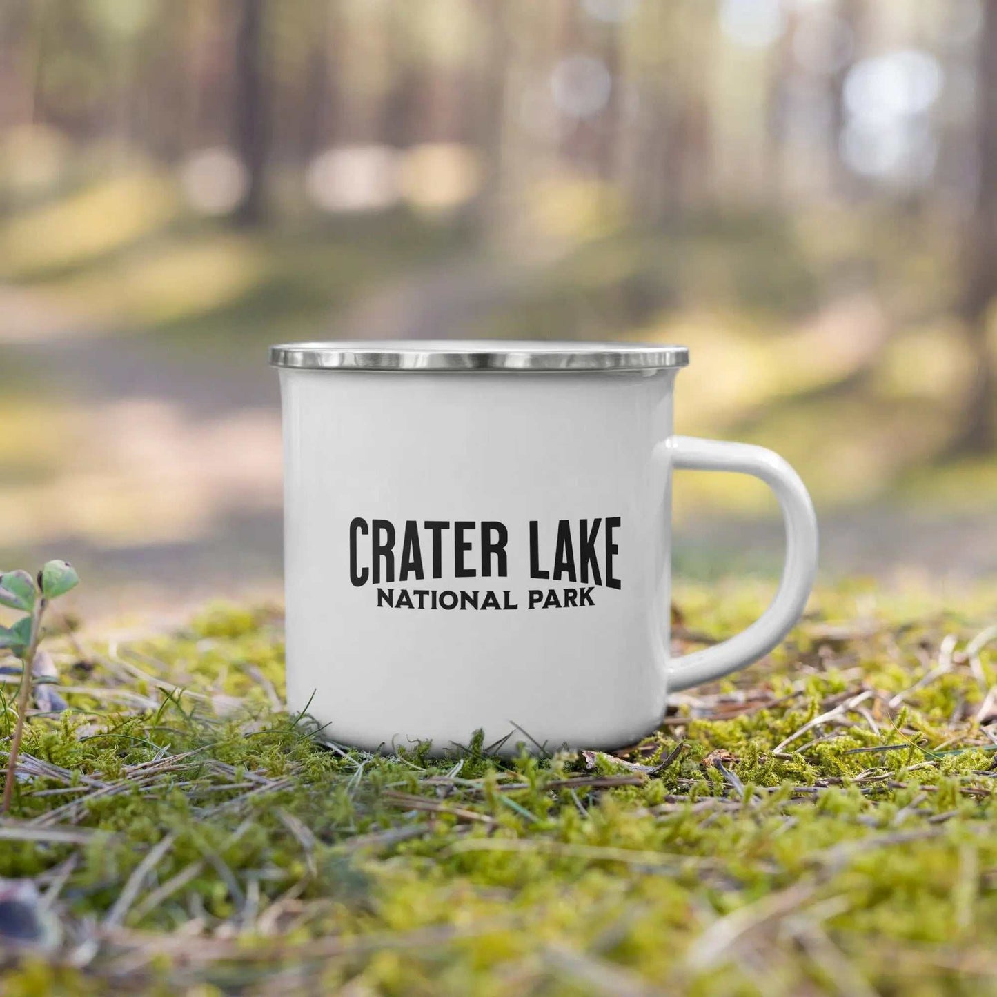 Crater Lake National Park Durable Enamel Camp Mug - MENLL