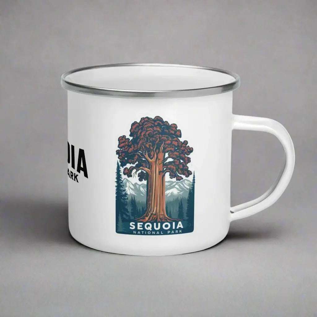 Sequoia National Park Durable Enamel Camp Mug - MENLL