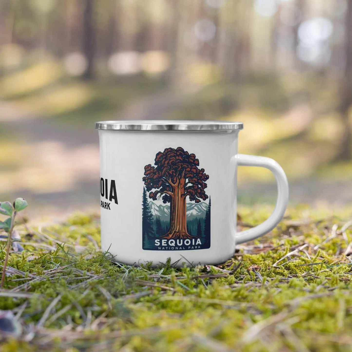 Sequoia National Park Durable Enamel Camp Mug - MENLL