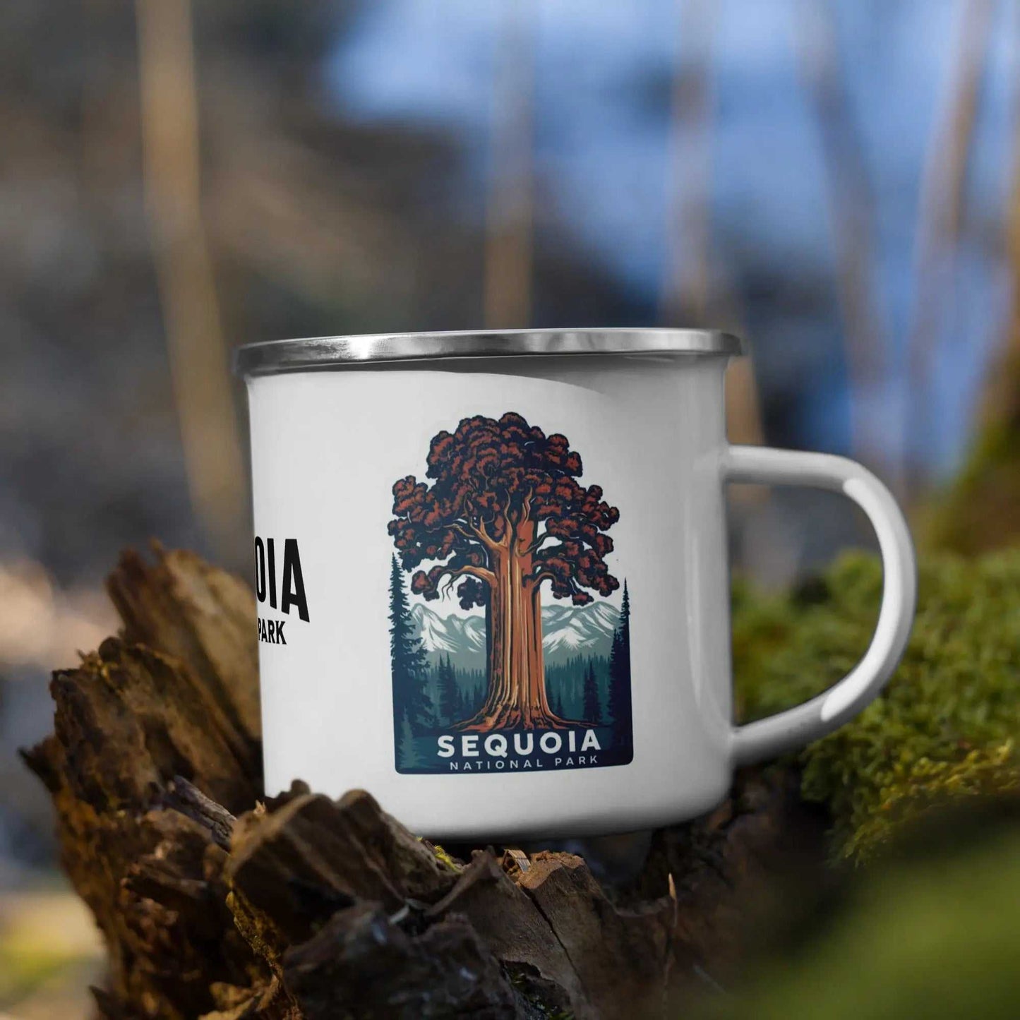 Sequoia National Park Durable Enamel Camp Mug - MENLL