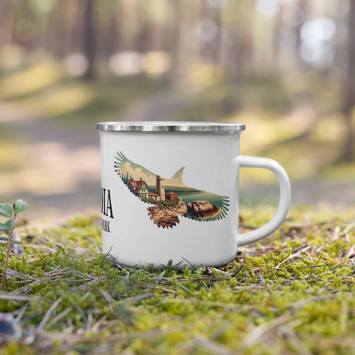 Acadia National Park Bird Camp Mug - MENLL