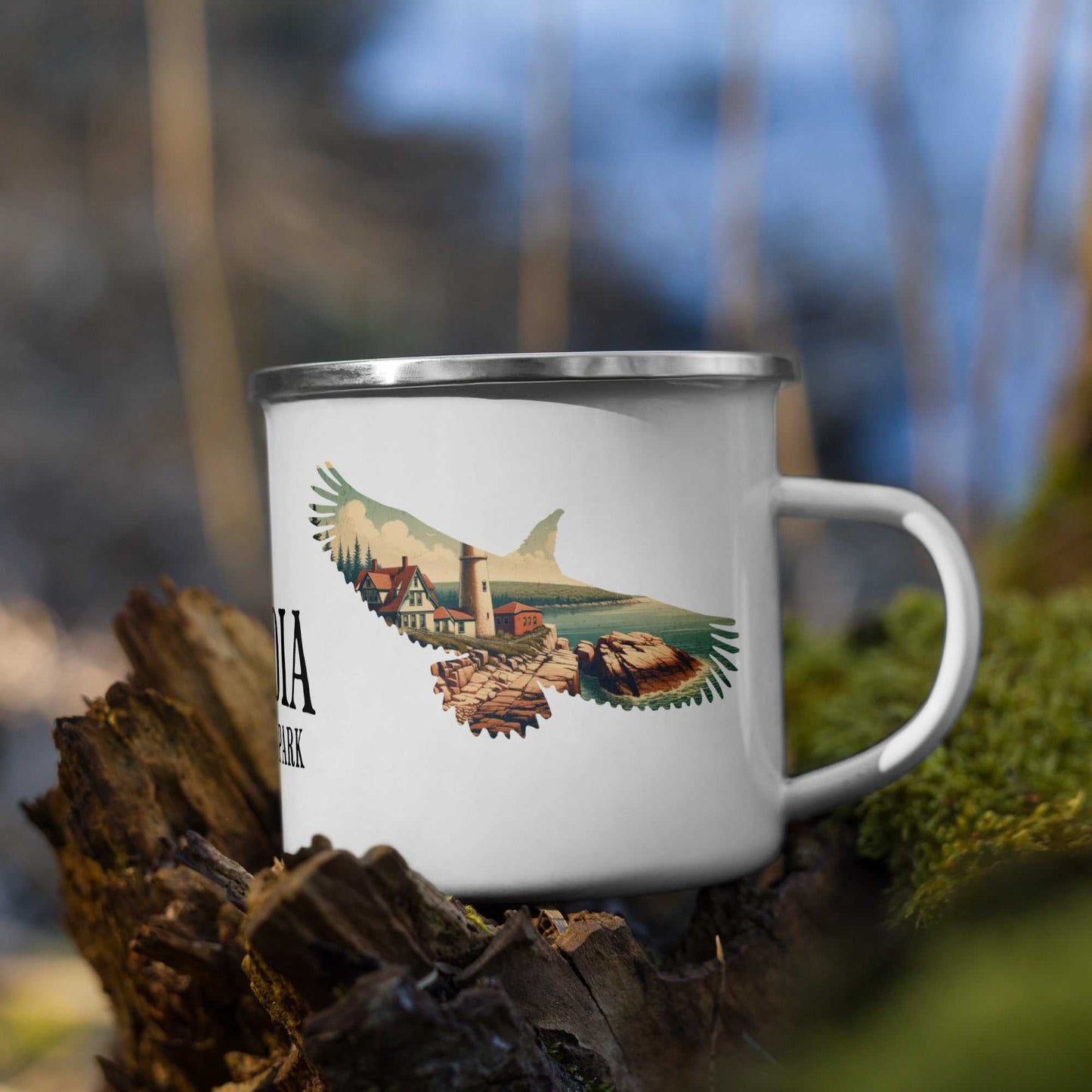 Acadia National Park Bird Camp Mug - MENLL