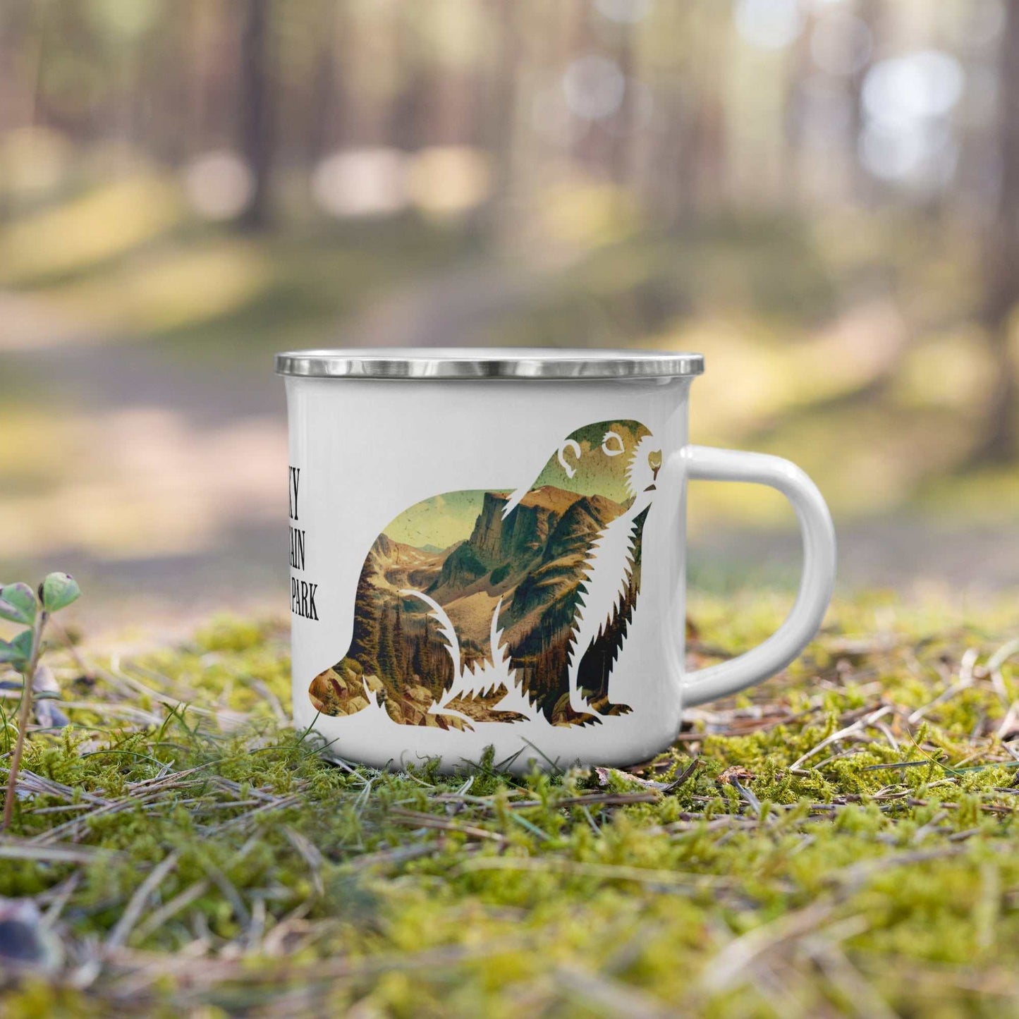 Rocky Mountain National Park Marmot Camp Mug - MENLL