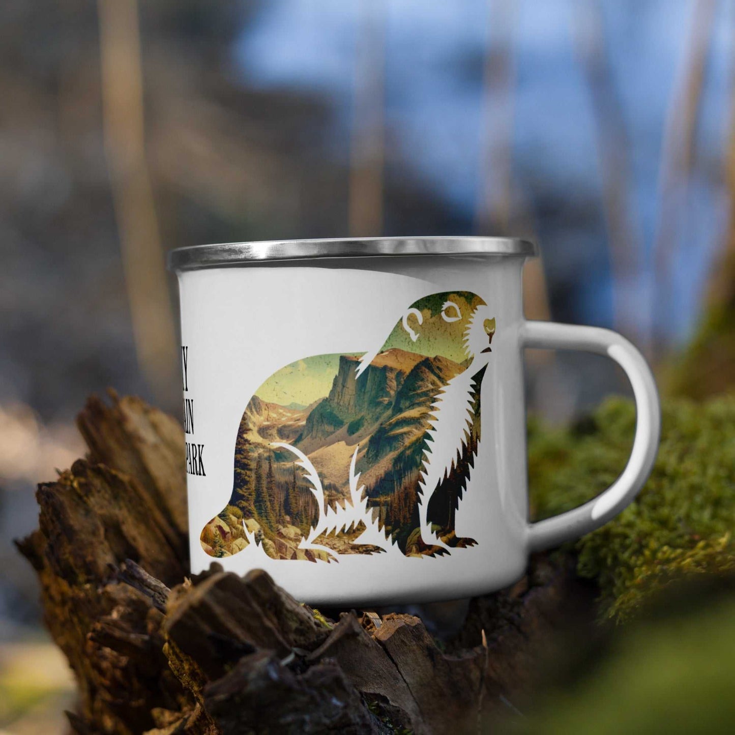 Rocky Mountain National Park Marmot Camp Mug - MENLL