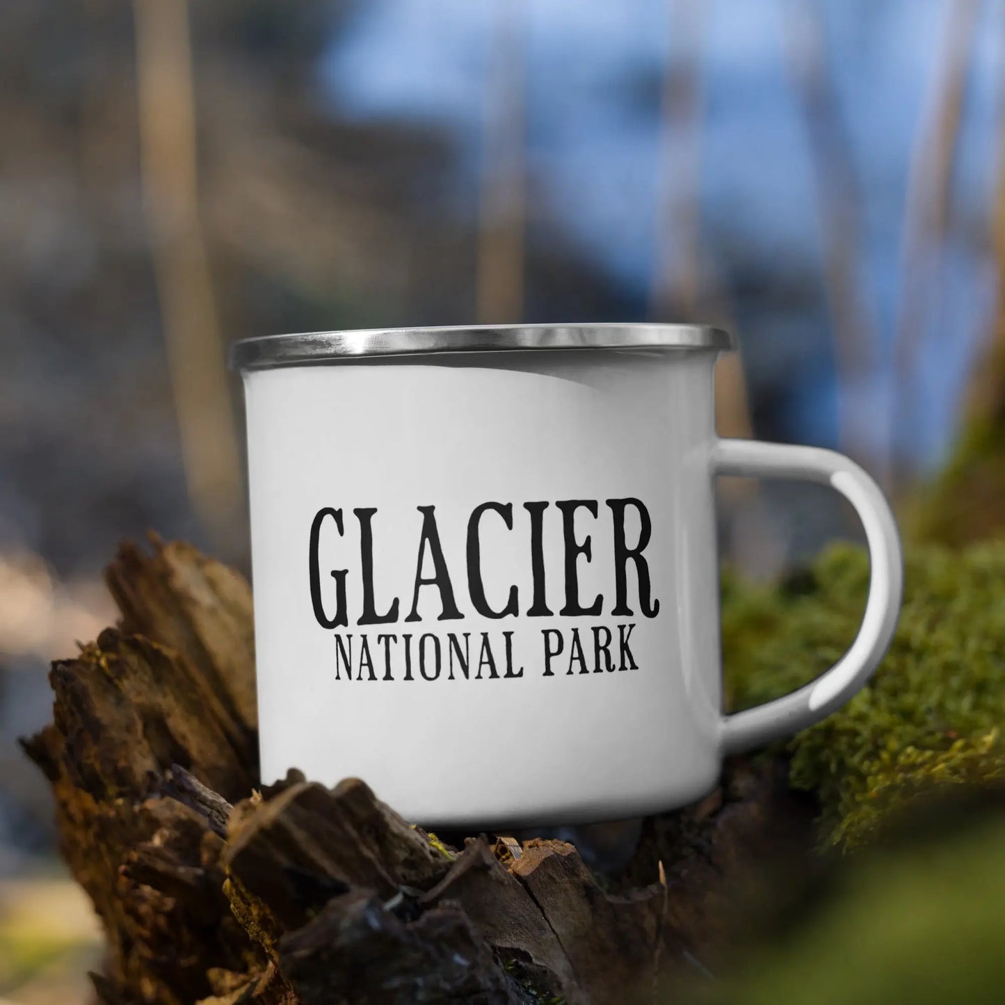 Glacier National Park Sign Camp Mug Park Service Apparel