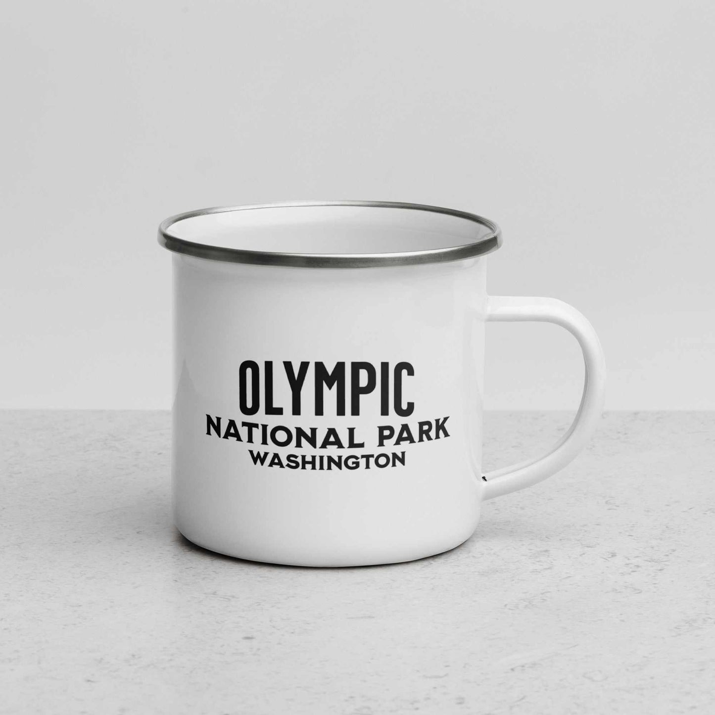 Olympic National Park Sign Camp Mug - MENLL