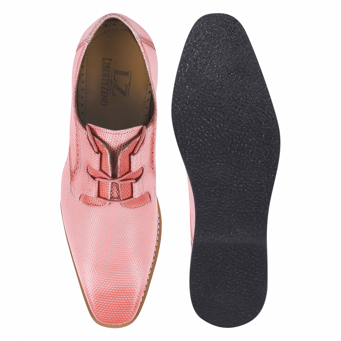 Eric Genuine Leather Oxford Style Lace-Up Dress Shoes For Men