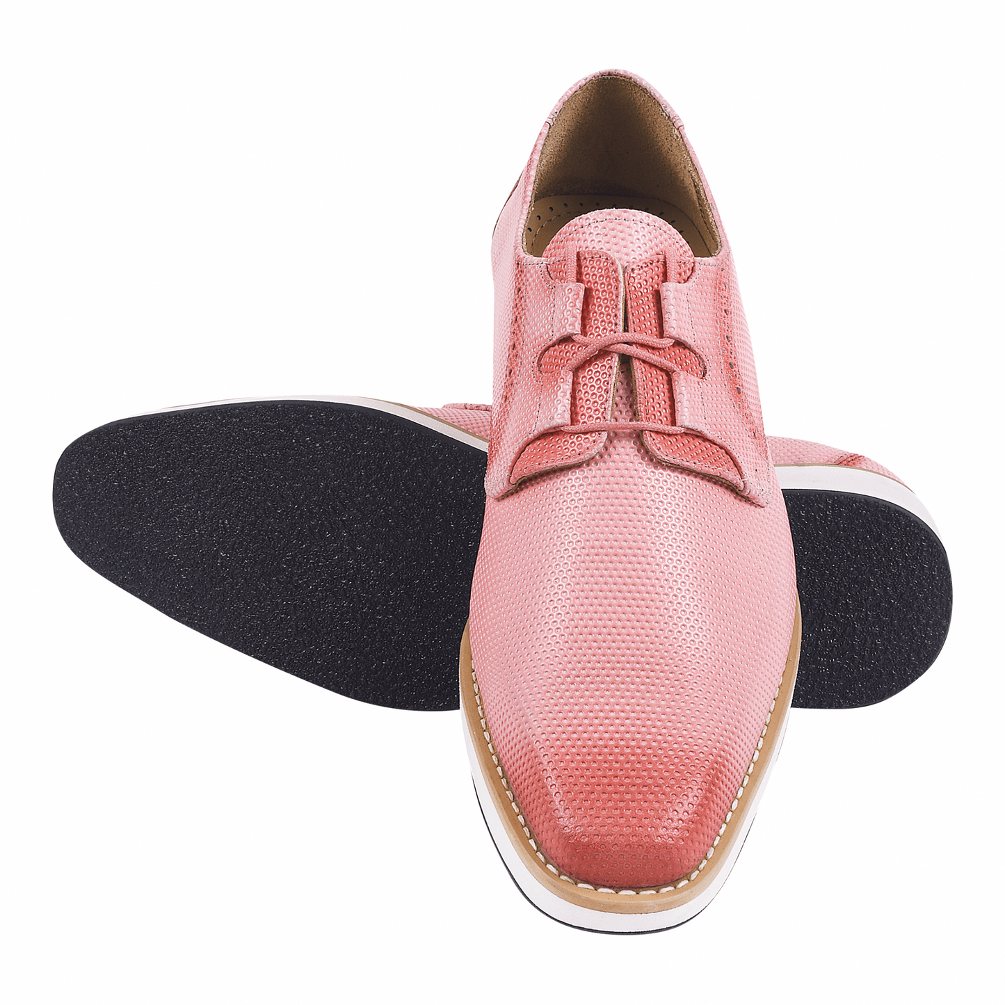 Eric Genuine Leather Oxford Style Lace-Up Dress Shoes For Men