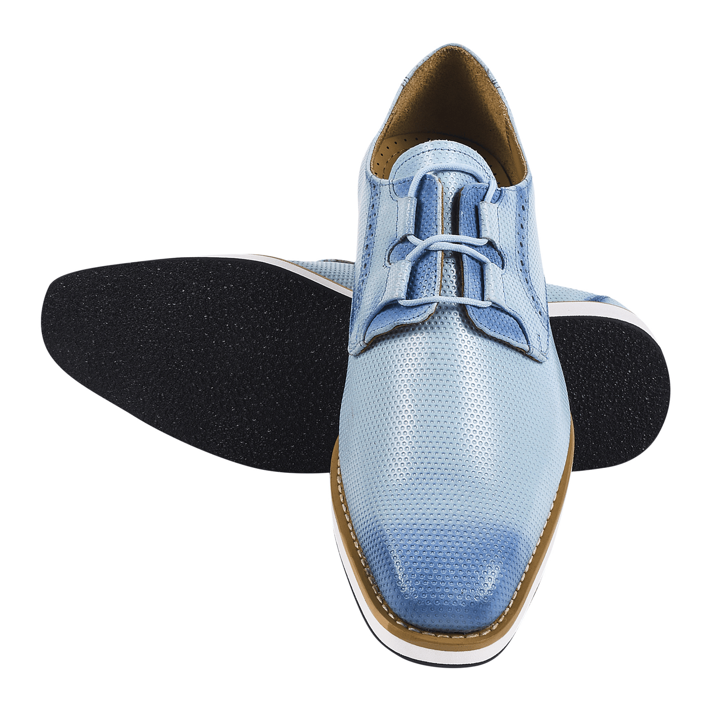 Eric Genuine Leather Oxford Style Lace-Up Dress Shoes For Men