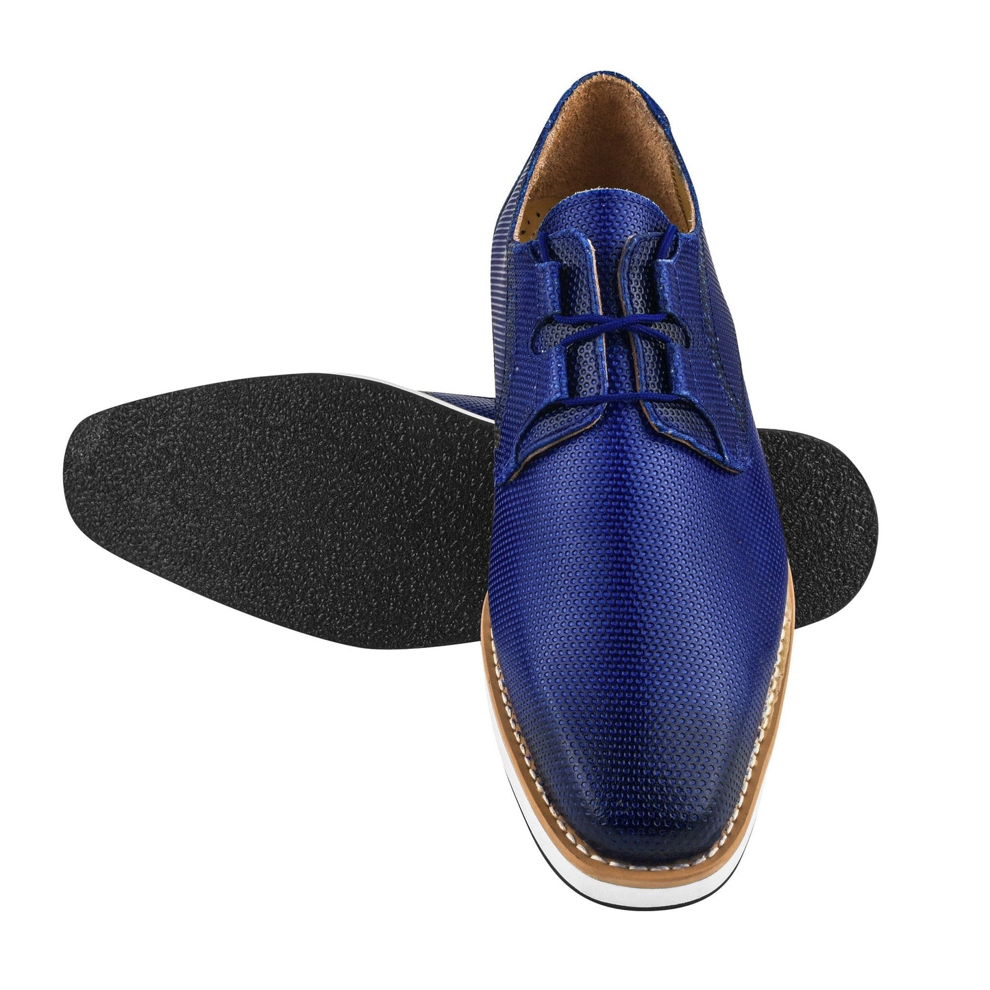 Eric Genuine Leather Oxford Style Lace-Up Dress Shoes For Men
