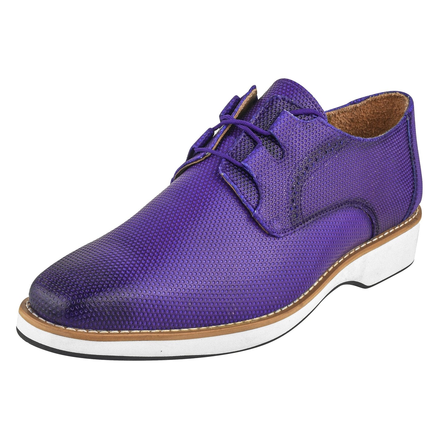 Eric Genuine Leather Oxford Style Lace-Up Dress Shoes For Men