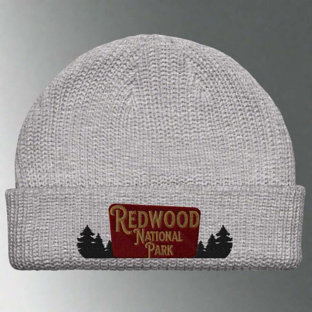 Redwood National Park Embroidered Beanie - MENLL