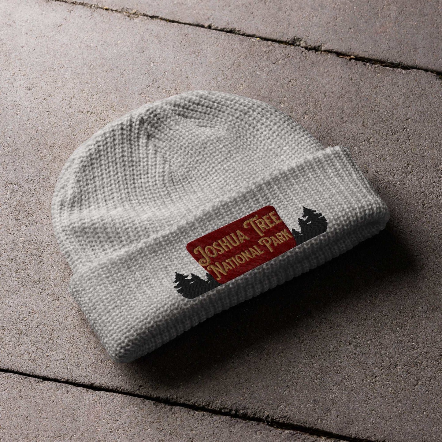 Joshua Tree National Park Sign Embroidered Beanie - MENLL