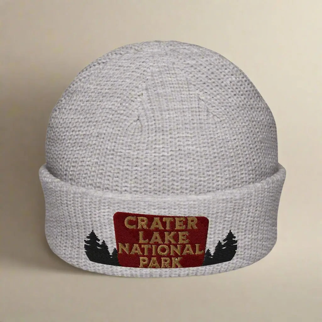 Park Service Apparel Crater Lake Embroidered National Park Unisex Beanie - Warm & Stylish by Park Service Apparel