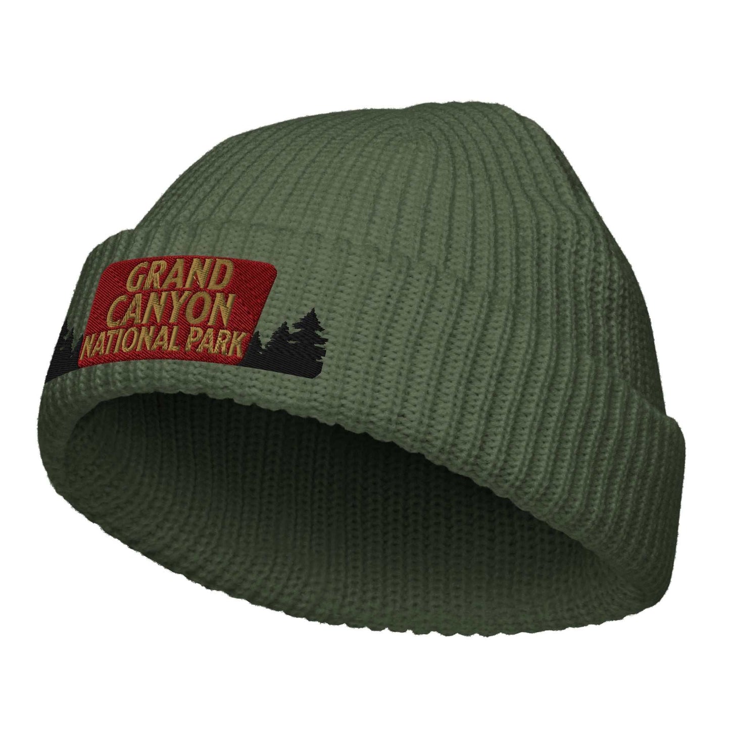 Grand Canyon National Park Sign Embroidered Beanie - MENLL
