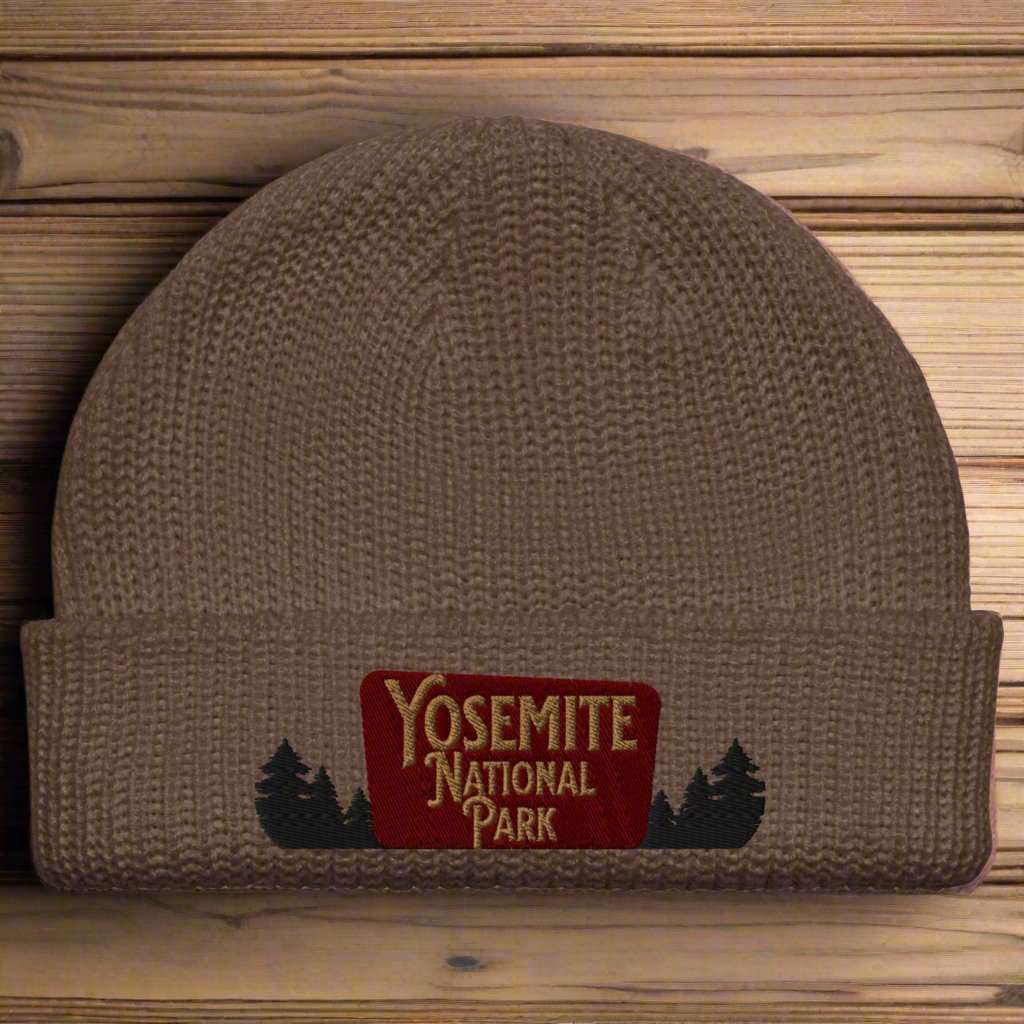 Yosemite National Park Embroidered Beanie - MENLL