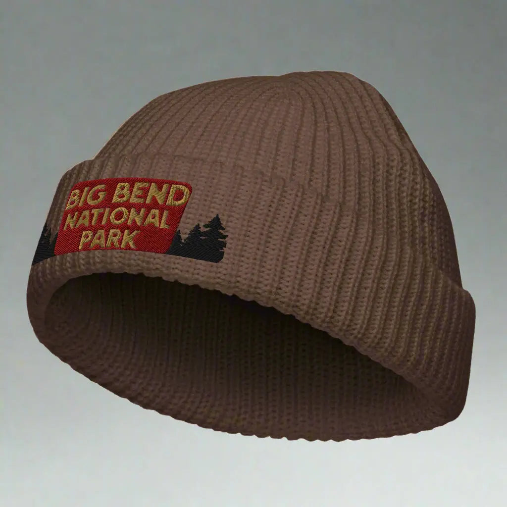Park Service Big Bend Embroidered Unisex Hiking Winter Beanie Warm & Stylish by Park Service Apparel