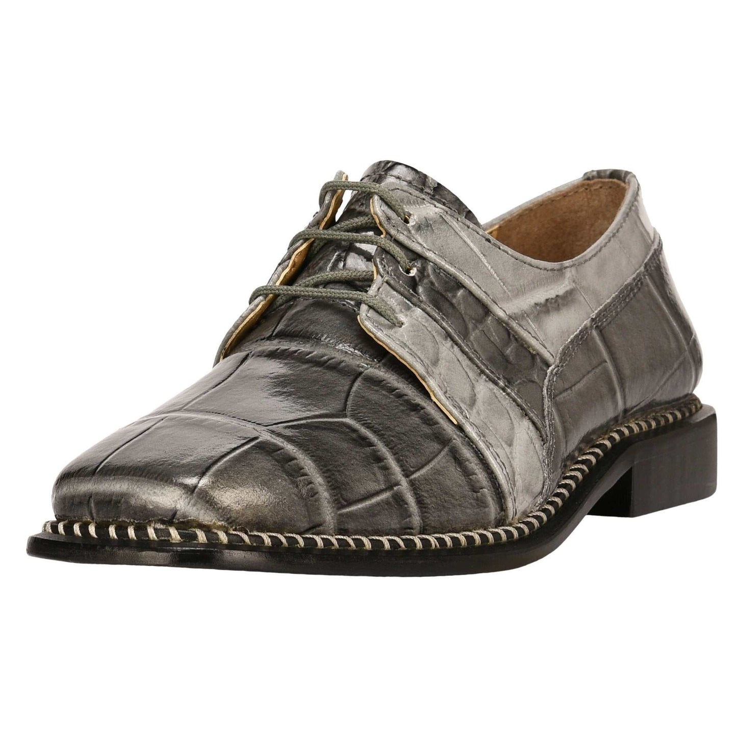 Fluky Leather Oxford Style Dress Shoes - MENLL