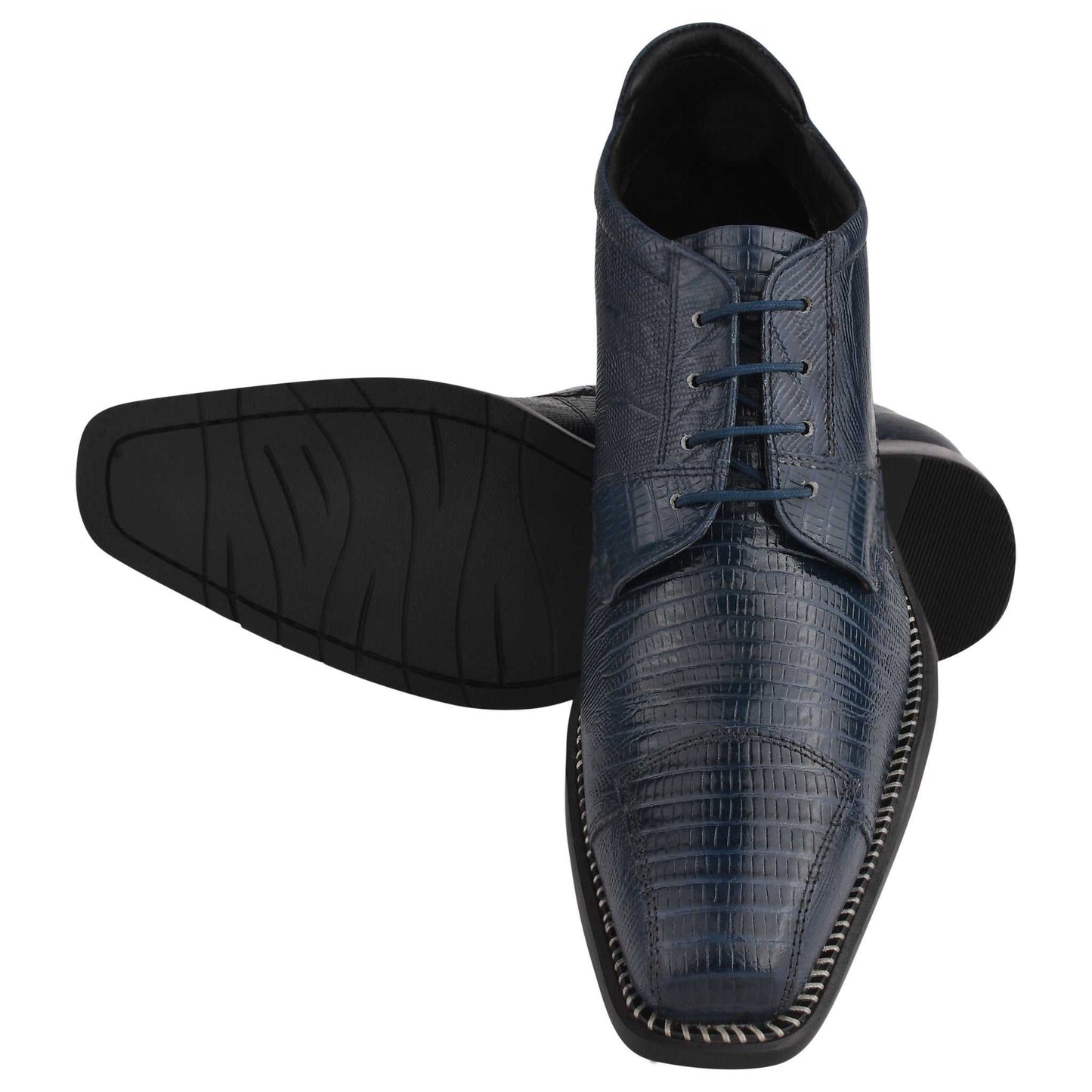 Foxx Leather Lace-Up Boots - MENLL
