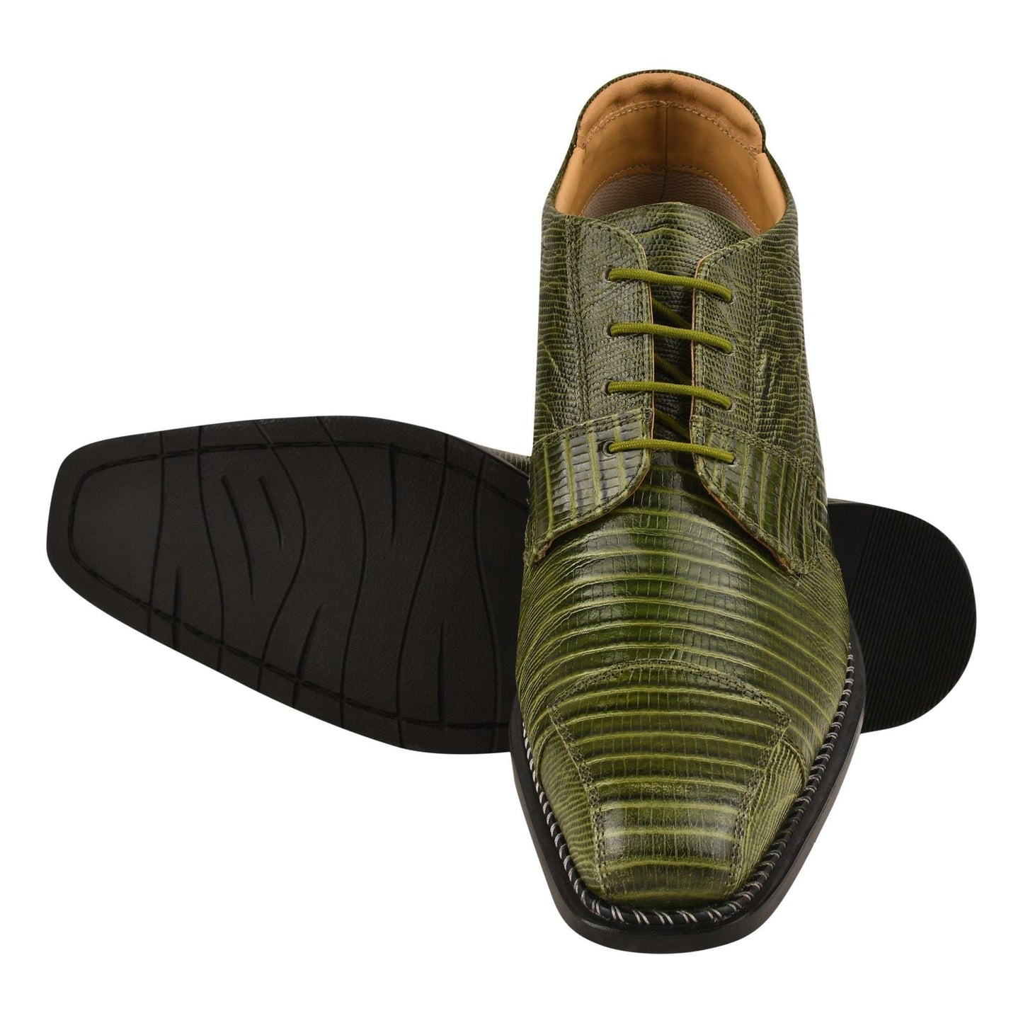 Foxx Leather Lace-Up Boots - MENLL