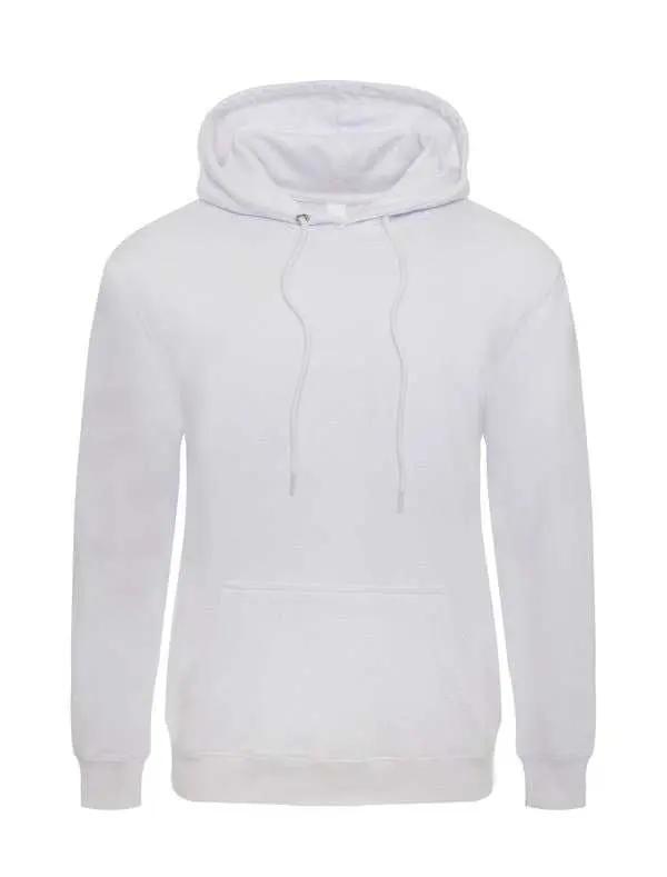 Comfy Cotton Blend Fleece Hoodie with Adjustable Hood - MENLL