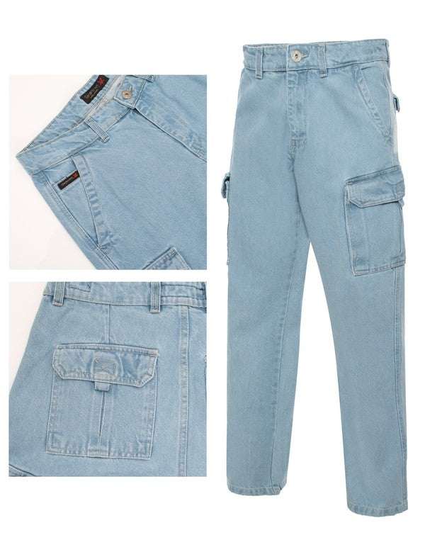 Ultimate Comfort Cargo Jeans for Men – Versatile Style Meets Functional Design - MENLL