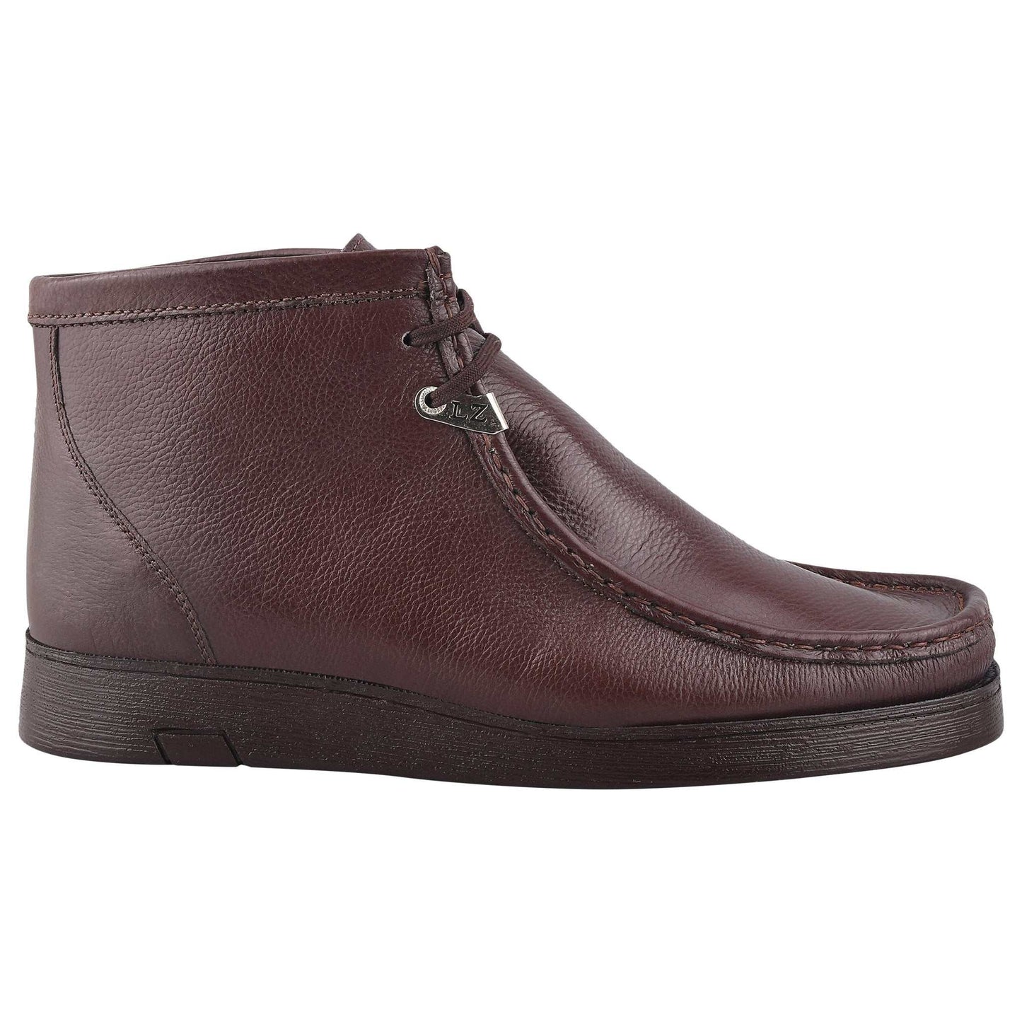 HAMARA JOE Rush Leather Desert Chukka Brown Casual Boots - MENLL
