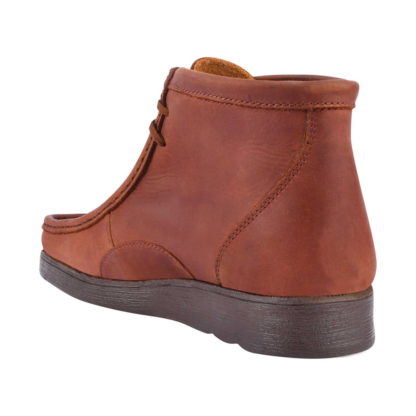 HAMARA JOE Rush Leather Desert Chukka Brown Casual Boots - MENLL