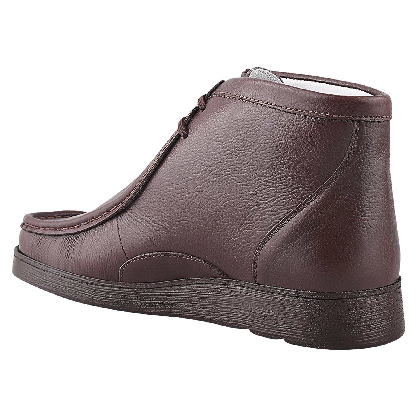 HAMARA JOE Rush Leather Desert Chukka Brown Casual Boots - MENLL