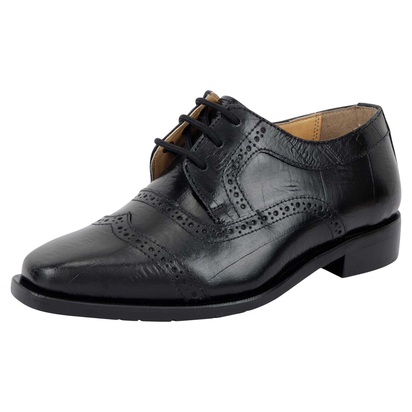 Harp Leather Oxford Style Dress Shoes - MENLL