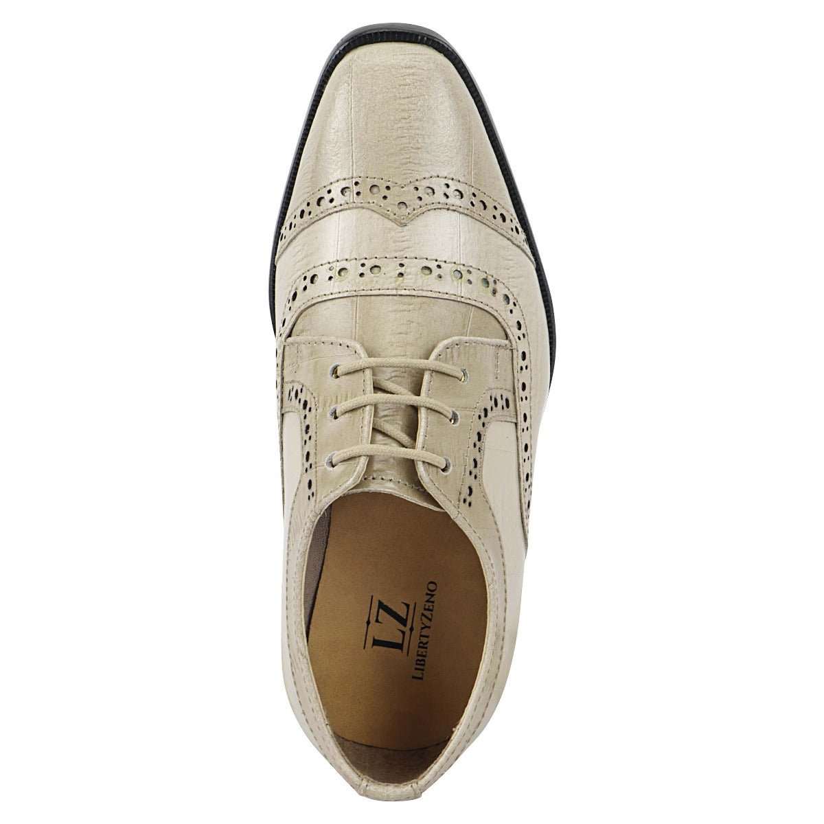 Harp Leather Oxford Style Dress Shoes - MENLL