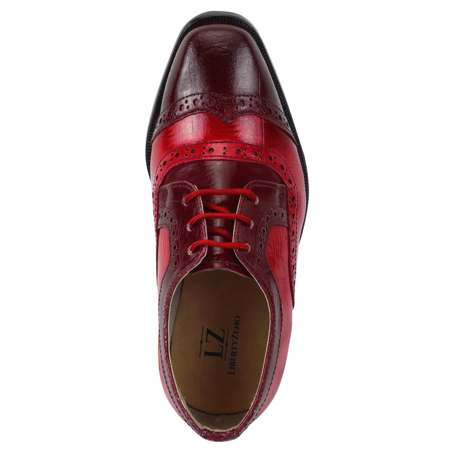 Harp Leather Oxford Style Dress Shoes - MENLL