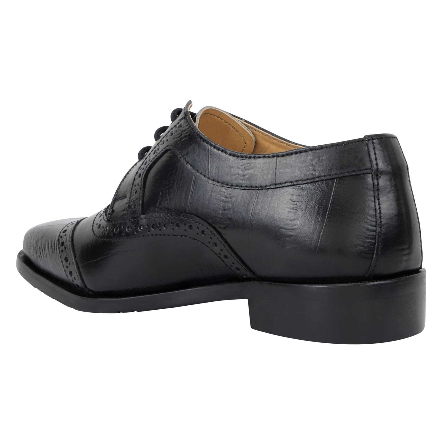 Harp Leather Oxford Style Dress Shoes - MENLL