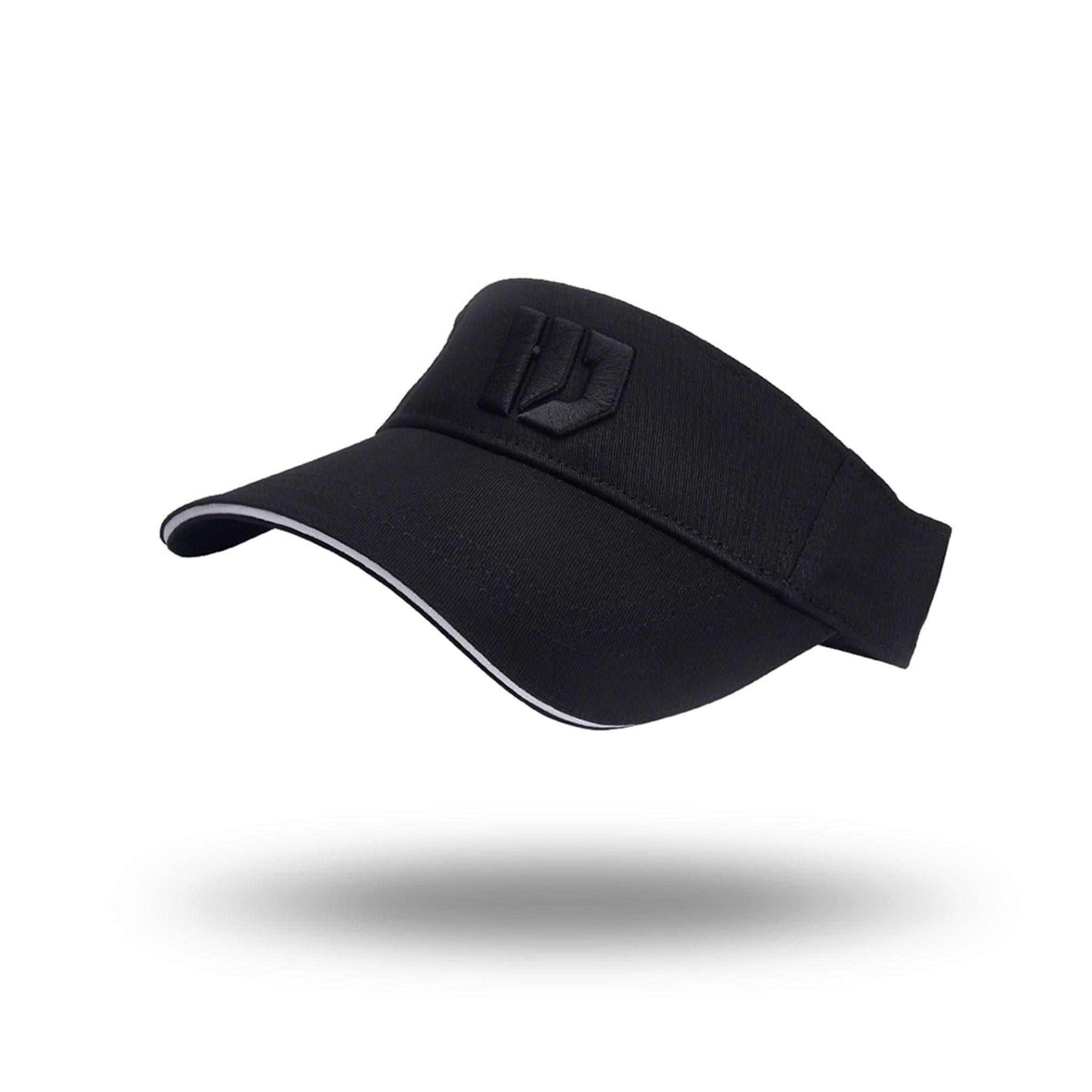 HUDEF Adjustable Visor, lightweight, moisture-wicking, with ventilation holes and Velcro closure.