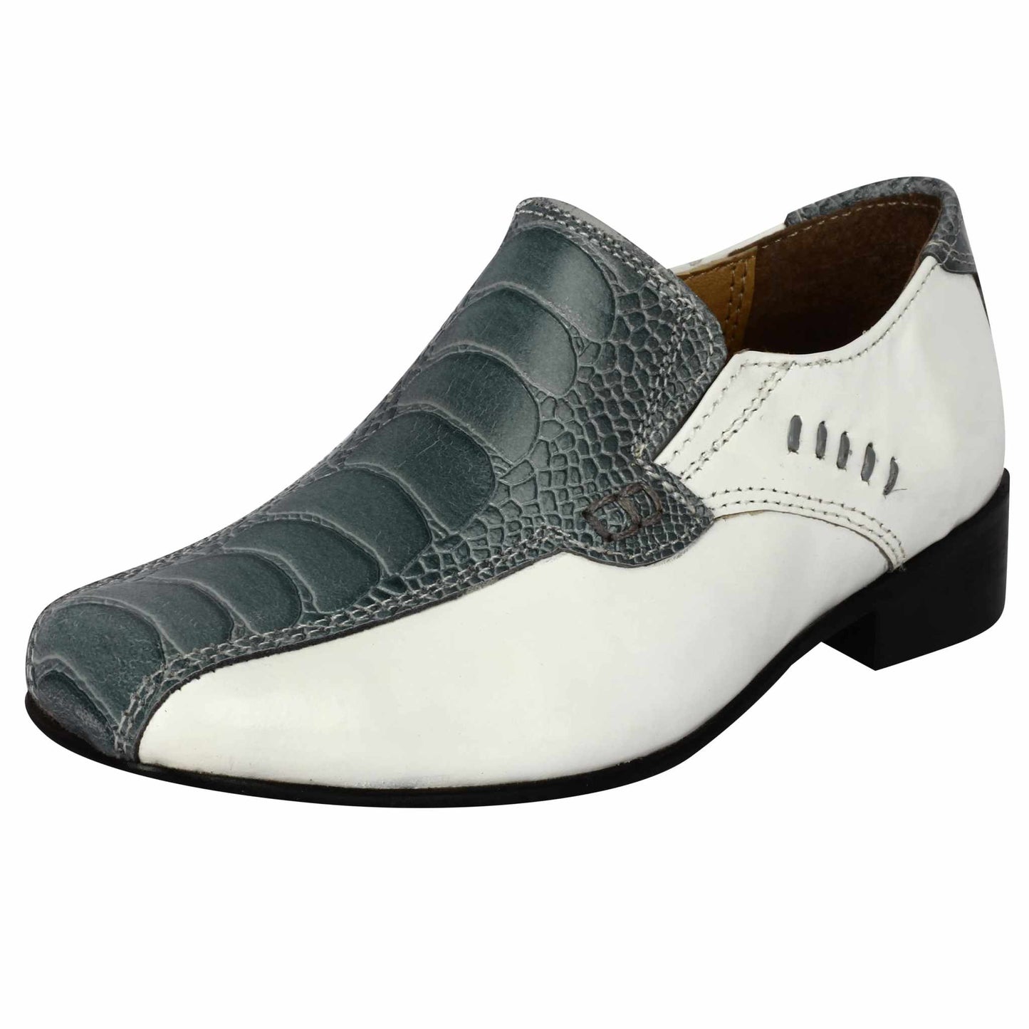 Junior Leather Loafers Dress Shoes - MENLL