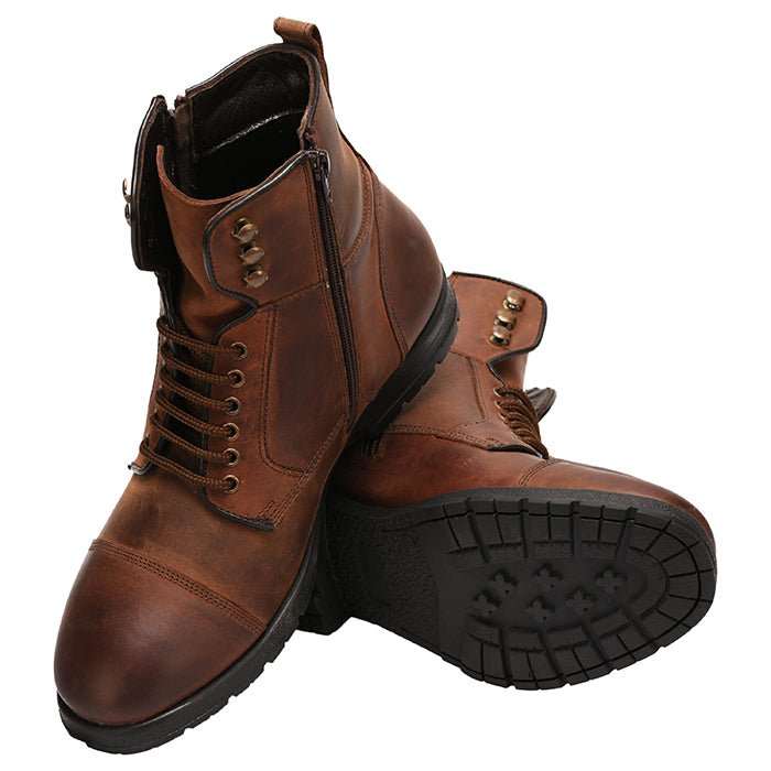 Hopper Men's Leather Ankle Length Boots - MENLL