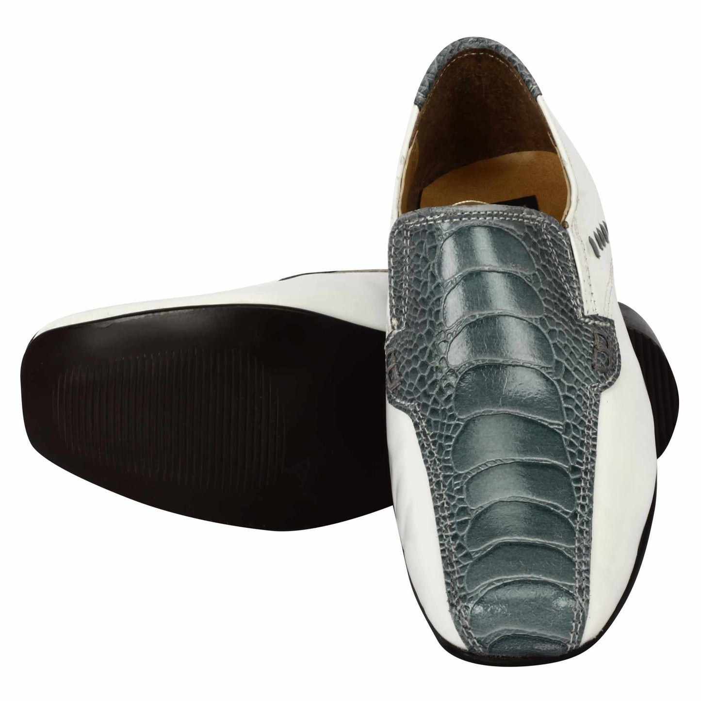 Junior Leather Loafers Dress Shoes - MENLL