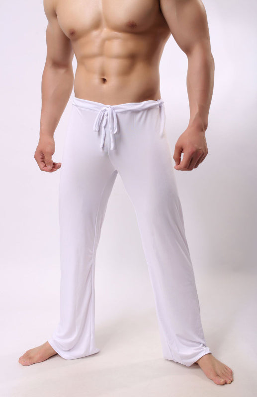 Men's casual pants breathable cool home pants pants - MENLL