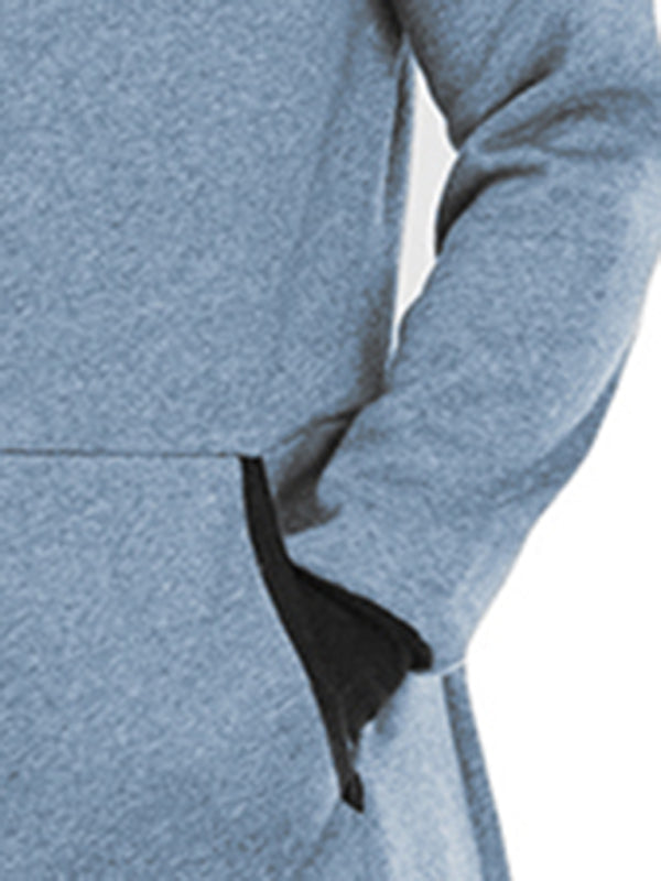 Men's Thickened Sweater Fleece Jumpsuit Pajamas Homewear Casual Suits - MENLL