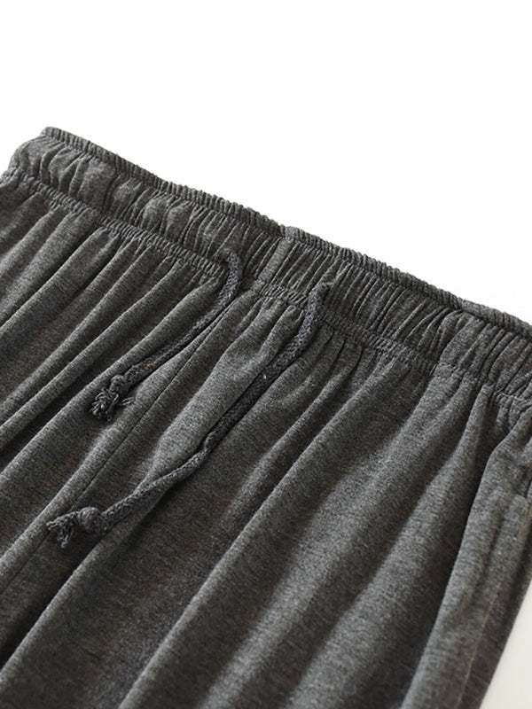 Men's pajamas modal home pants pants pants thin loose elastic home pants - MENLL