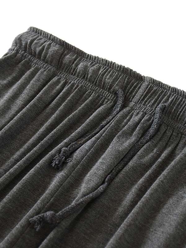 Men's pajamas modal home pants pants pants thin loose elastic home pants - MENLL