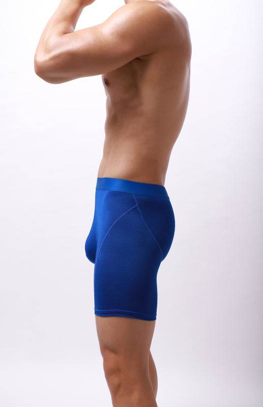 Men's High Elasticity Simple Style Knit Polyester Underwear Loungewear - MENLL